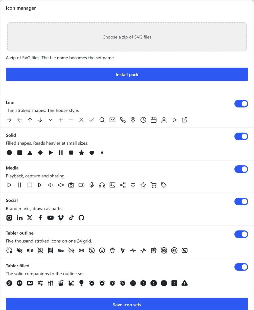 Icon manager