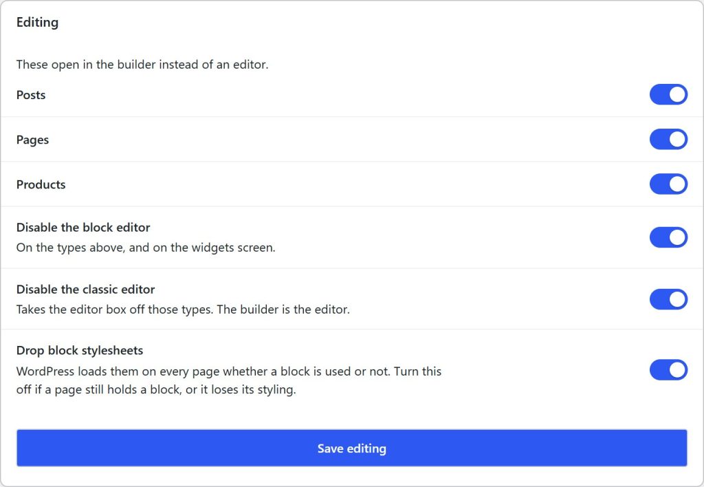 Page builder