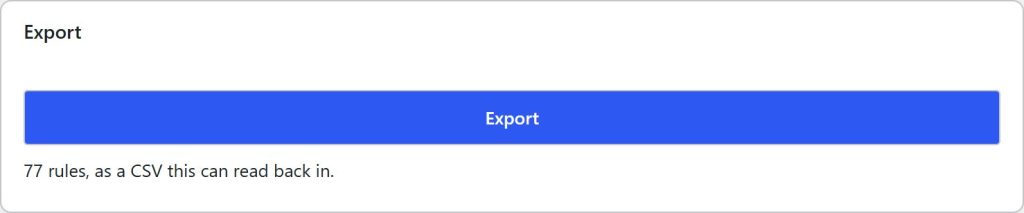 Export